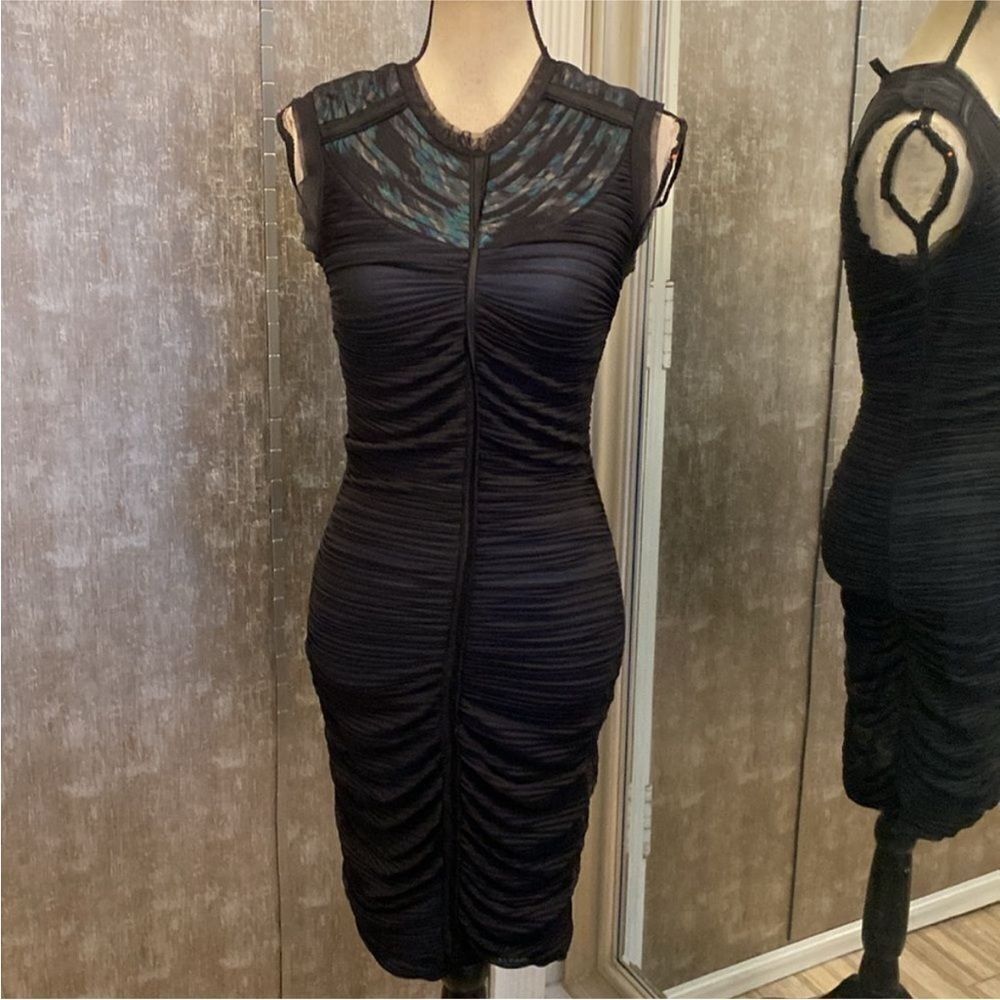 Bcbg Maxazria Elegant Black Sleeveless Dress, S